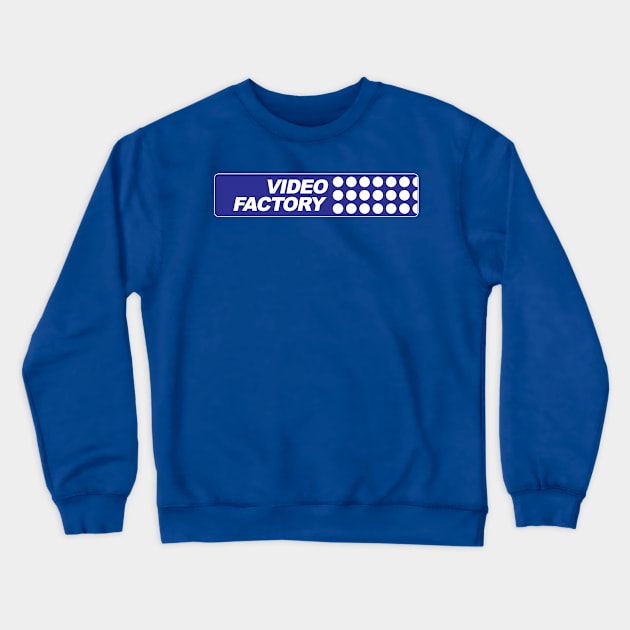 Video Factory Crewneck Sweatshirt by old_school_designs